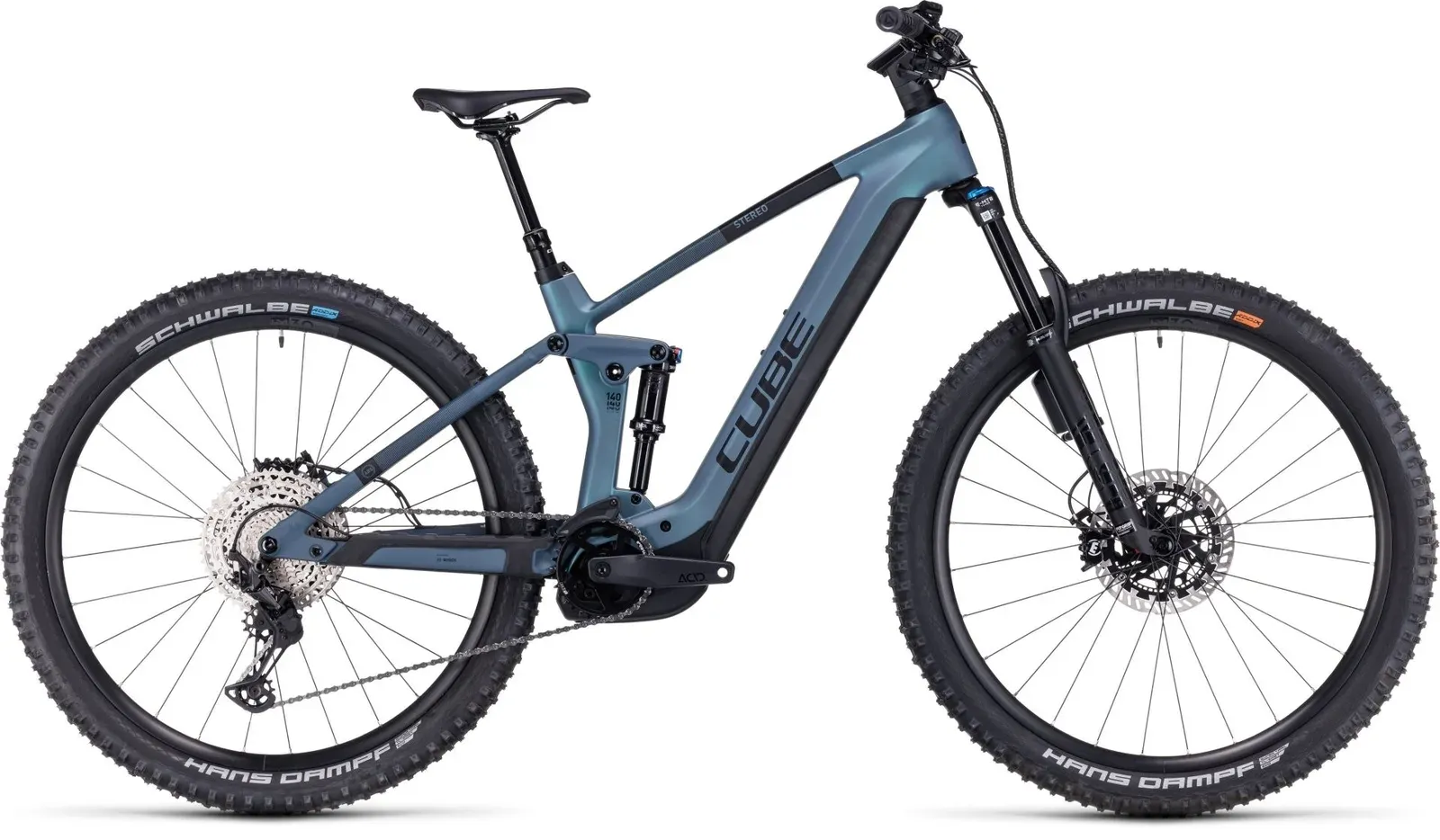 Cube STEREO HYBRID 140 HPC ABS 750 — bicicleta Montanha