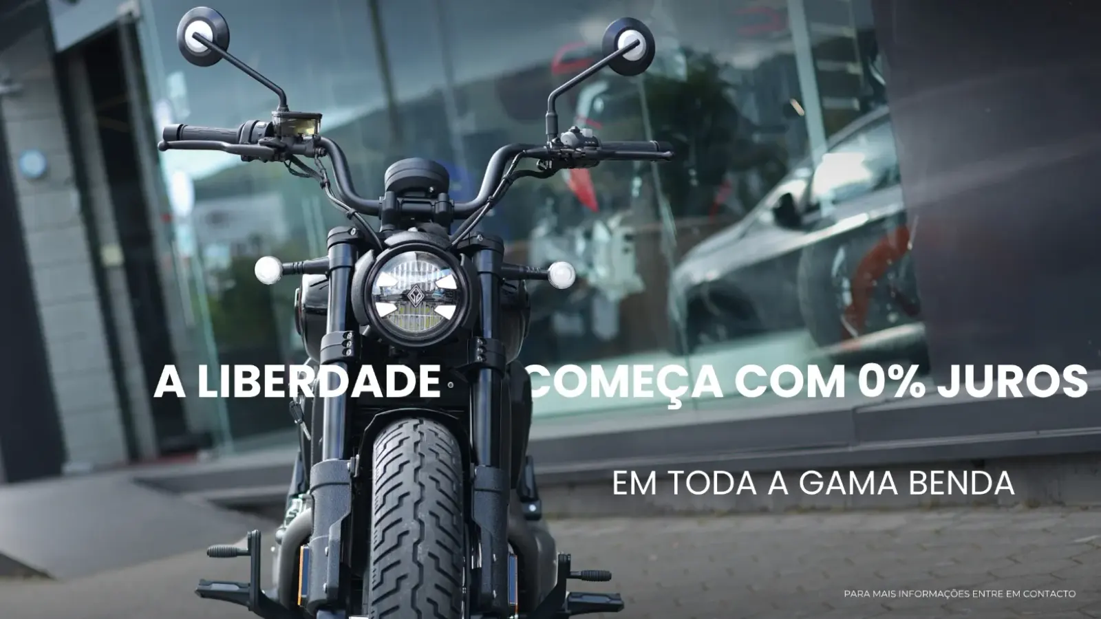 Campanha 0% juros em todos os modelos Benda